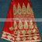 george lace fabric for wedding dress decoration laces with sequins
