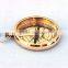 Stylish solid brass compass - Beveled Lensatic Compass w/ Rosewood Box 13409