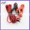 Alligator clips to dc power cable terminal