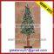 6FT(180cm) wholesale slim artificial flocked revolving christmas trees made in china