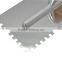 concord tools wooden handle, 280 mm carbon steel normal polished blade, square notch 6x6mm Plastering trowels