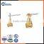 Female thread forged lockable brass gate valve