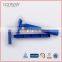 blue straight XCERA shaving razor double edge safety hotel plastic shaving razor