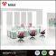 Modern wood 6-seater office table workstation