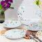 Porcelain dinnerware set with decal for Europe