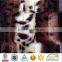 long pile faux fur bedding sheet pv animal printed long hair plush fabric