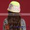 Fashion Fluorescent Green Women Winter Wool Hat Colorful Hat