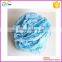 Same Color Wide Striated Lace Edge Big Size Bath Ball