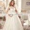 VDN04 Tulle Ball Gown Bridal Wedding Dress 2016 Crystal Beaded Bodice White Vestido De Festa Longo for Wedding Party