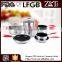 New product kitchen aluminum nonstick cookware set with satin coating