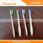 OEM 100% soft Biodegradable charcoal Bamboo Toothbrush