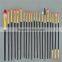 20pcs private label facial cleansing cosmetic brush set girl makeup wholesale