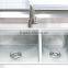 Undermount Double Bowl Handmade Stainless Steel Kitchen Sink for Prefab Homes