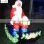 Christmas moose car santa in car christmas decoration santa sleigh decoration light christmas light with santa and reindeer