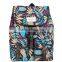 fashion korean girl's floral school backpack