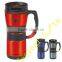 550 ml Double Wall Stainless Steel Travel Mug With Handle