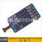Low cost and good quality custom made silicon rubber button and LED pcb board assembly membrane keypads