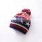 FREE Sample! Winter hat knitted beanie with top ball