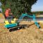 Garden Farm Mini skid track Excavator loader/0.8 ton crawler hydraulic digger/Mini Excavator XN08 for sale