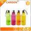 Custom logo sport plastic fruit infuser water bottle
