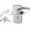GL-03LS Sliding glass door security pivot lock with lever handles , gate frameless glass door clamp lock handle