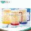 Nice looking and durable double wall glass tea cup/double wall cup