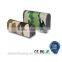 Guoguo fast charging led torch leather travel portable 5200mAh power bank for iphone,samsung,xiaomi