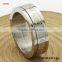 High Polished Fashion Titanium Ring Jewelry Roman Numberal Bands