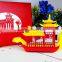 new design dragon boat 3d custom pop up greeting card