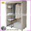 High qulaity 4 layers non woven fabric bedroom wardrobe designs