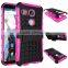 New arrival pc tpu shockproof hybrid combo case for lg nexus 5 case, kickstand case for lg google nexus 5