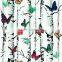 2016 beautiful butterfly design wallpaper for home decoration of korea style