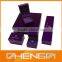 Guangzhou Zhengda Packing Factory High Quality Wooden Jewelry Gift Box Set Purple Jewellery Boxes(ZDS-N008)
