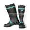 Black and Green Color Top tied Fashion Mining Rubber Boots Anti-Smashing Rubber Boots Anti-Puncture Rubber Boots