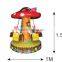 new amusement kiddie ride/ coin operated kiddie ride game machine Mushroom swivel chair