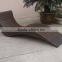High Quality S Shape Poolside Lounge Poly Rattan
