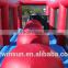 New design outdoor used commercial funny game inflatable wipeout price, inflatable wipe out rental