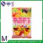 The factory price custom mid heat seal pouch/plastic middle sealed bags for candy snack