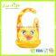 Waterproof Cotton Removable Silicone Baby Bib, Cartoon Toddler Bibs with Food Pocket