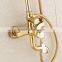 Luxury gold color bath&shower faucet set