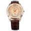 Ladies Women Bling Diamond Princess Fashion Leather Strap Quartz Wrist Watch For Gilrs