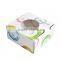 2014 Paper cake box wholesale with pvc window