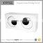 creative novelty fashion simple lazy white black design digital eye clock