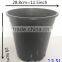 black gallon pot 1#2#5# for nursery garden plastic planter flowerpot