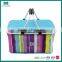 folding custom picnic basket insulated