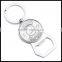 Personalized factory price metal engraved calendar menology keychains supplier