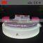 New design bed room furniture glow bed luxury Circle shape hotel bed disco glowing furniture with LED lighting