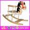 2015 Kid Wooden Antique Design Rocking Horse,Wooden fitting toy playful rocking horse,Hot sale wooden rocking horse toy WJ276725