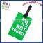 Promotional Wholesale Durable Airplane PVC Luggage Travel Tag