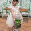 Baby Clothes wholesale Hot sale chiffon cheap 2017 baby clothing Children's Boutique sleeveless summer white flower girl dress